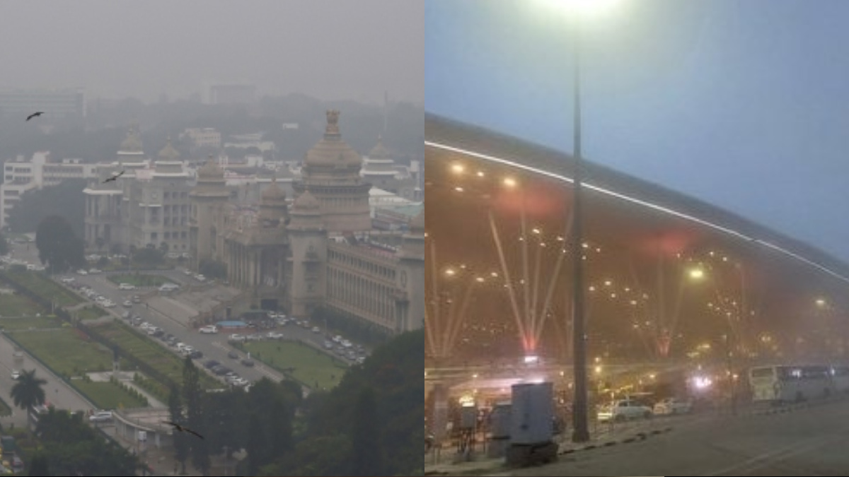Karnataka Winter 2025 Forecast: Dense Fog, Cold Wave Hits Bengaluru; Flights Delayed