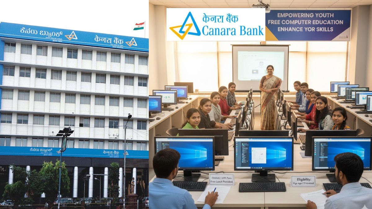 Canara Bank Offers Free Computer Training. Image courtesy: AI Image