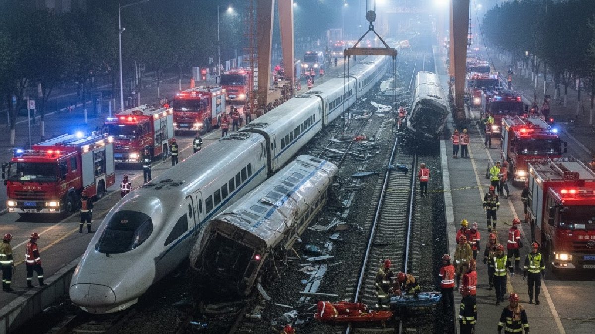 China Train Accident: 11 Workers Killed, 2 Injured in Kunming Derailment