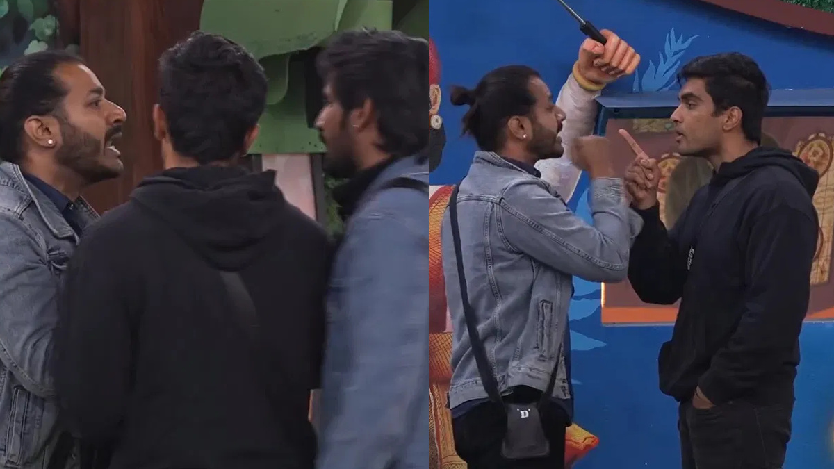 BBK 12 Shock: Dhruvanth's 'T-Kobbu' Remark Leads to Physical Fight with Suraj & Captain Dhanush