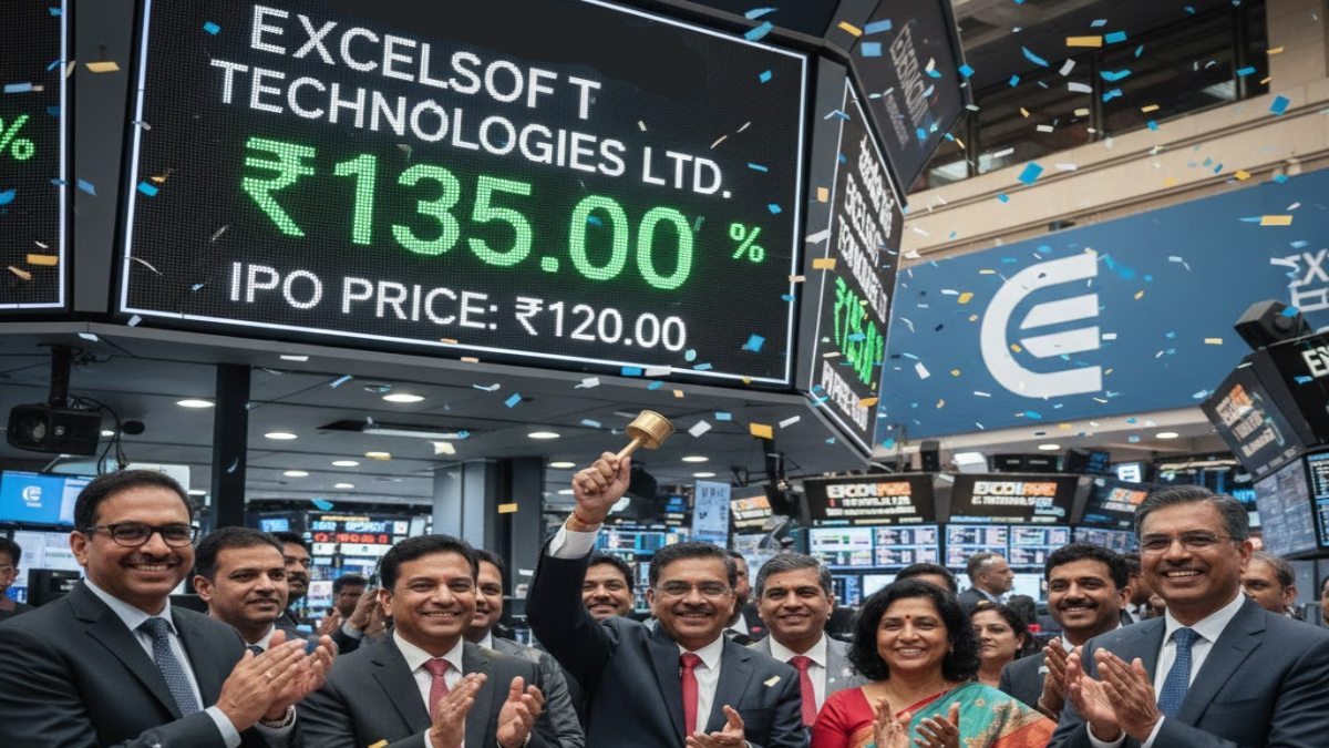 Excelsoft Technologies IPO Lists At ₹135, Surprises Market With Strong Debut