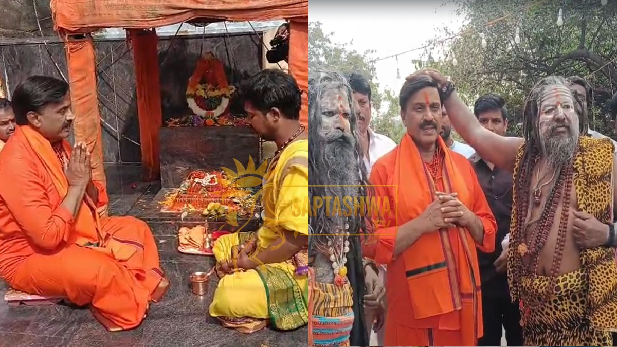 MLA Janardhana Reddy Takes Hanumaala Vrata at Anjanadri Ahead of Deeksha