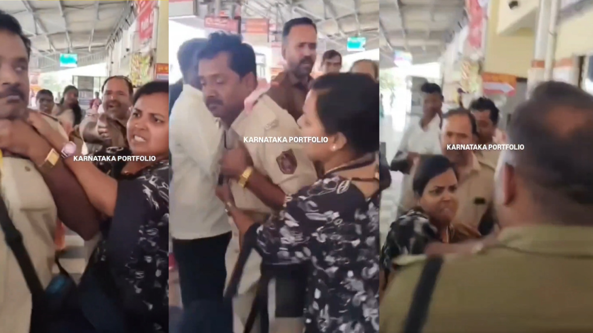 Viral Video: Woman Assaults KSRTC Conductor Over Free Ticket, Gets Off Midway in Mysore