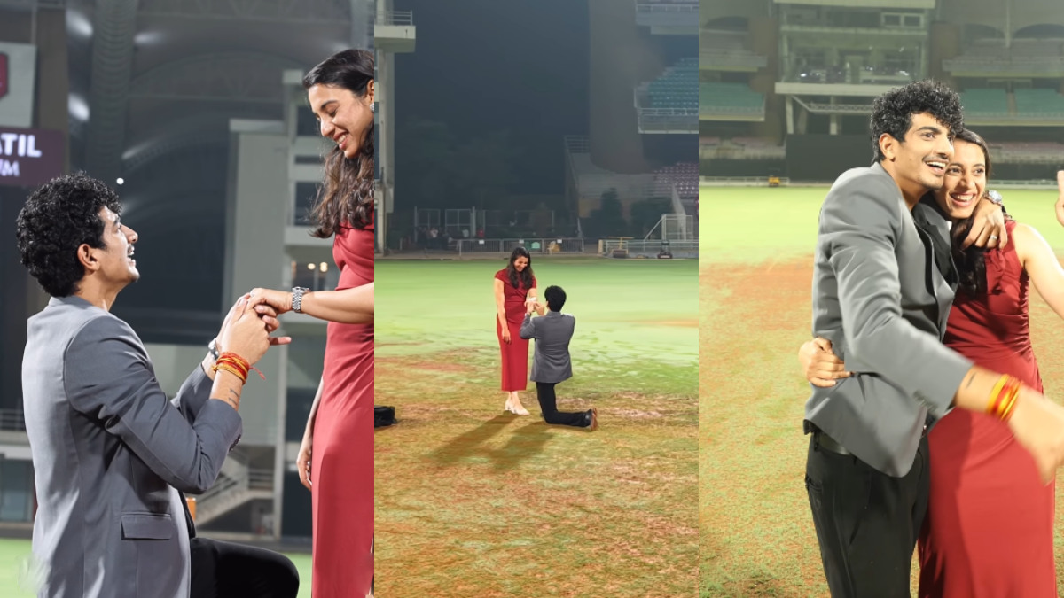 Pitch-Perfect Love Story: Smriti Mandhana Says Yes to Palash Muchhal in Viral Proposal Video