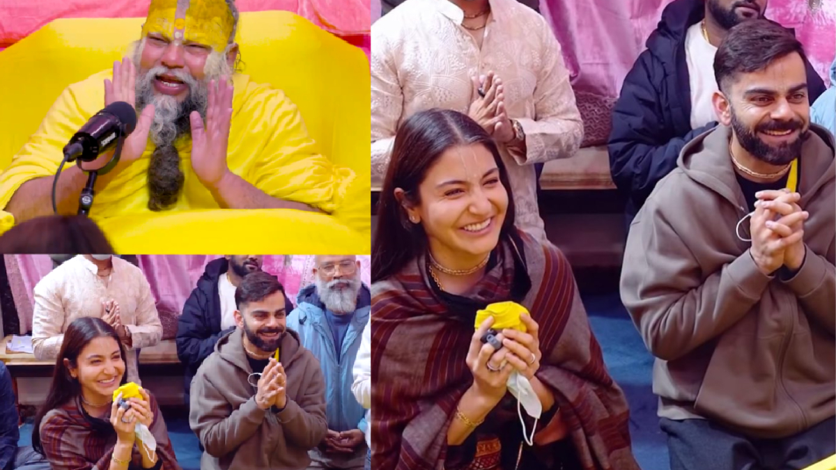 ಪ್ರೇಮಾನಂದ್ ಮಹಾರಾಜ್ ಆಶೀರ್ವಾದ ಪಡೆದ ವಿರಾಟ್ ಅನುಷ್ಕಾ!! ಕೊಹ್ಲಿ ದಂಪತಿಗೆ ಗುರೂಜಿ ಹೇಳಿದ ಕಿವಿಮಾತೇನು?