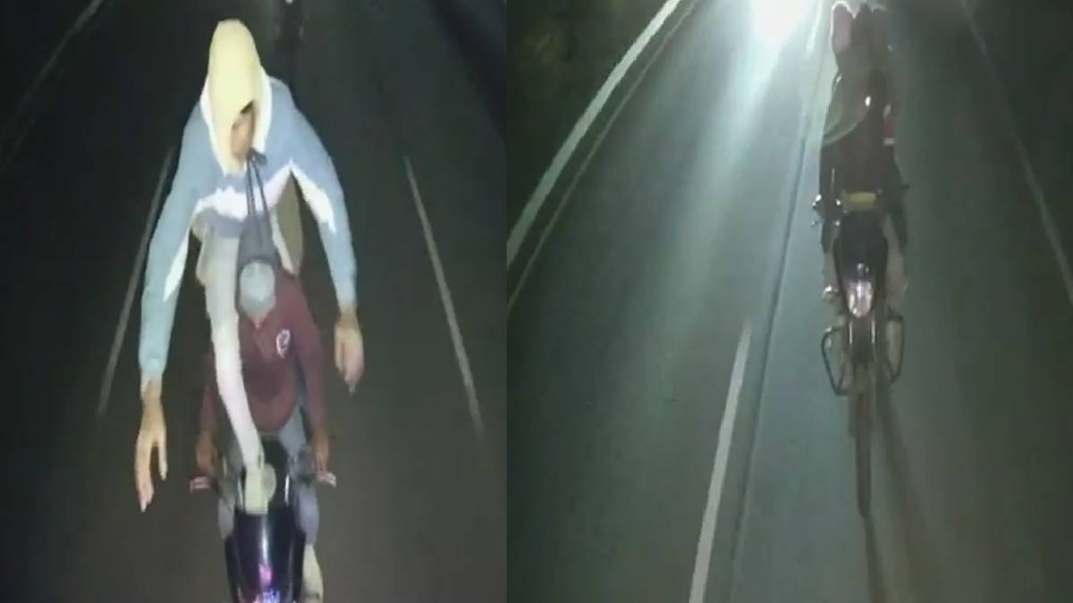 ಧೂಮ್ ಶೈಲಿಯಲ್ಲಿ ಬಸ್ ಮೇಲೆ ಹತ್ತಿದ ಕಳ್ಳರು