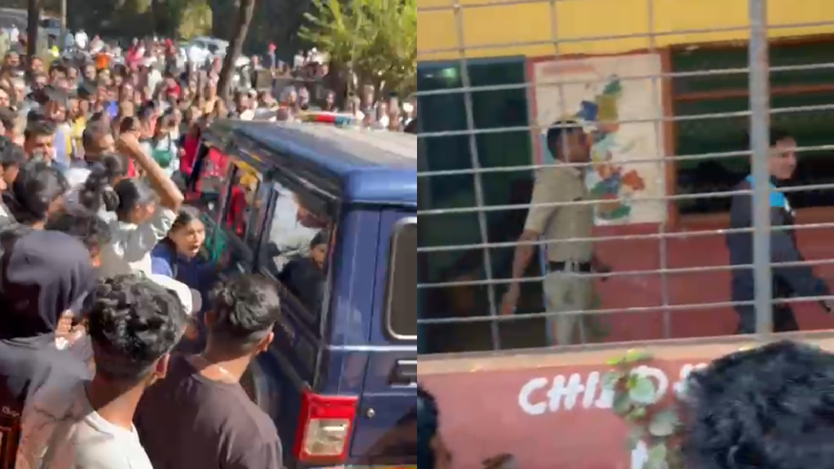 ವಿದ್ಯಾರ್ಥಿನಿಯರ ಜೊತೆ ಅಸಭ್ಯ ವರ್ತನೆ ಆರೋಪ!! ಪ್ರಾಂಶುಪಾಲನಿಗೆ ಸ್ಥಳೀಯರಿಂದ ಧರ್ಮದೇಟು