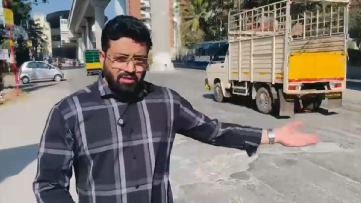 ಕನಕಪುರ ರಸ್ತೆಯ ದುಸ್ಥಿತಿ – ನಟ ಅನಿರುದ್ಧ್ ಅಧಿಕಾರಿಗಳಿಗೆ ಒತ್ತಾಯ