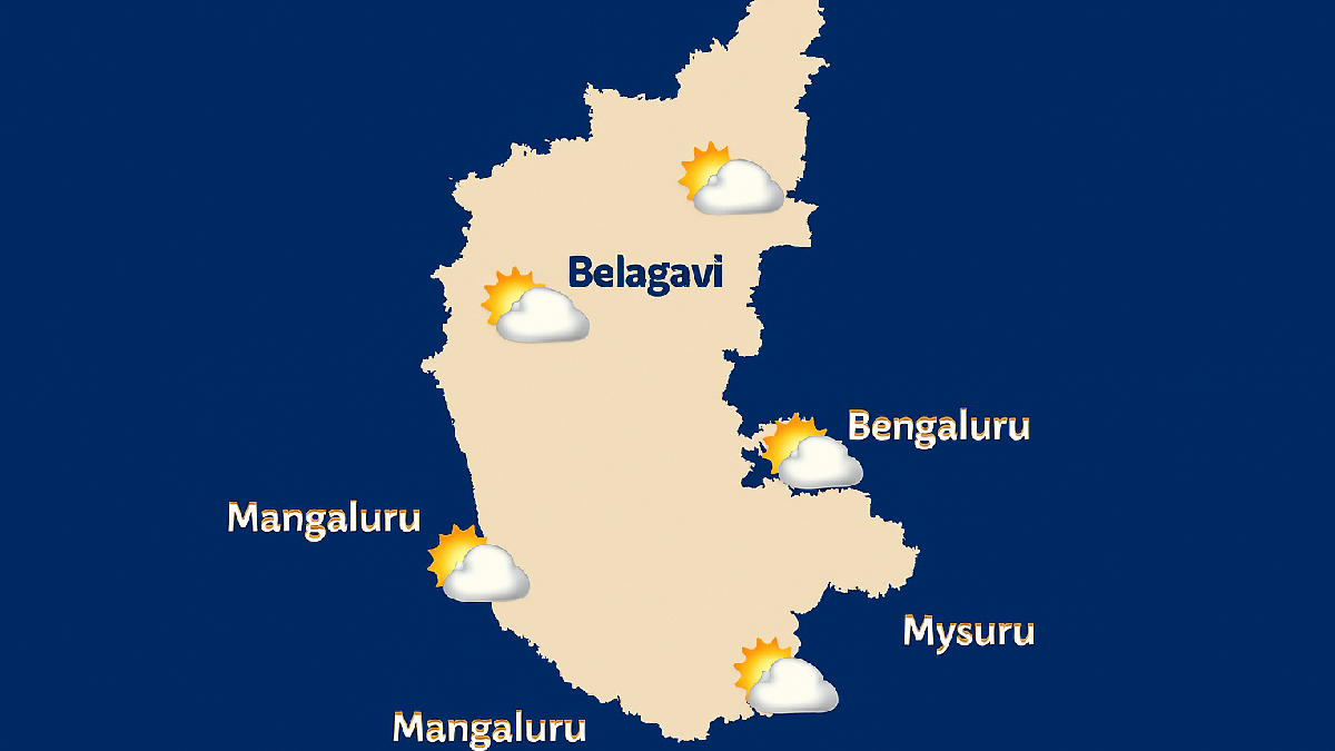 ರಾಜ್ಯದ ಇಂದಿನ ಹವಾಮಾನ ವರದಿ – ಕರ್ನಾಟಕದ ಪ್ರಮುಖ ನಗರಗಳ ತಾಪಮಾನ ವಿವರ