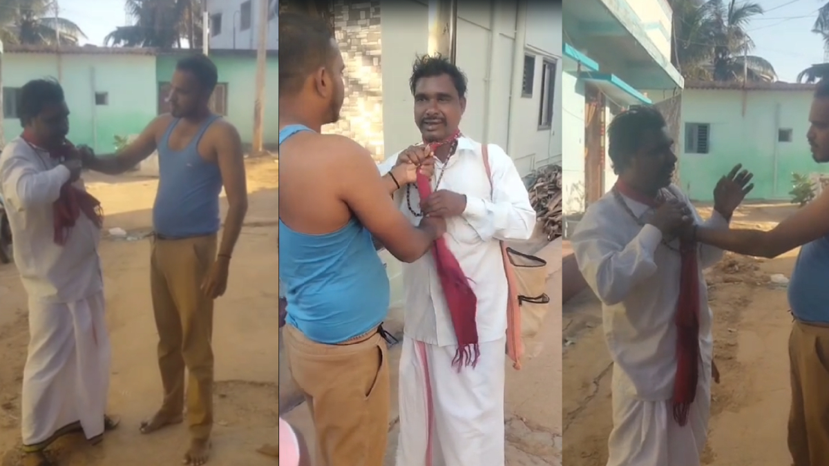 ಹುಬ್ಬಳ್ಳಿಯಲ್ಲಿ ಸ್ವಾಮೀಜಿ ವೇಷದ ವ್ಯಕ್ತಿ ಅಸಭ್ಯ ವರ್ತನೆ!! ಸಾರ್ವಜನಿಕರಿಂದ ಹಿಗ್ಗಾಮುಗ್ಗಾ ಧರ್ಮದೇಟು