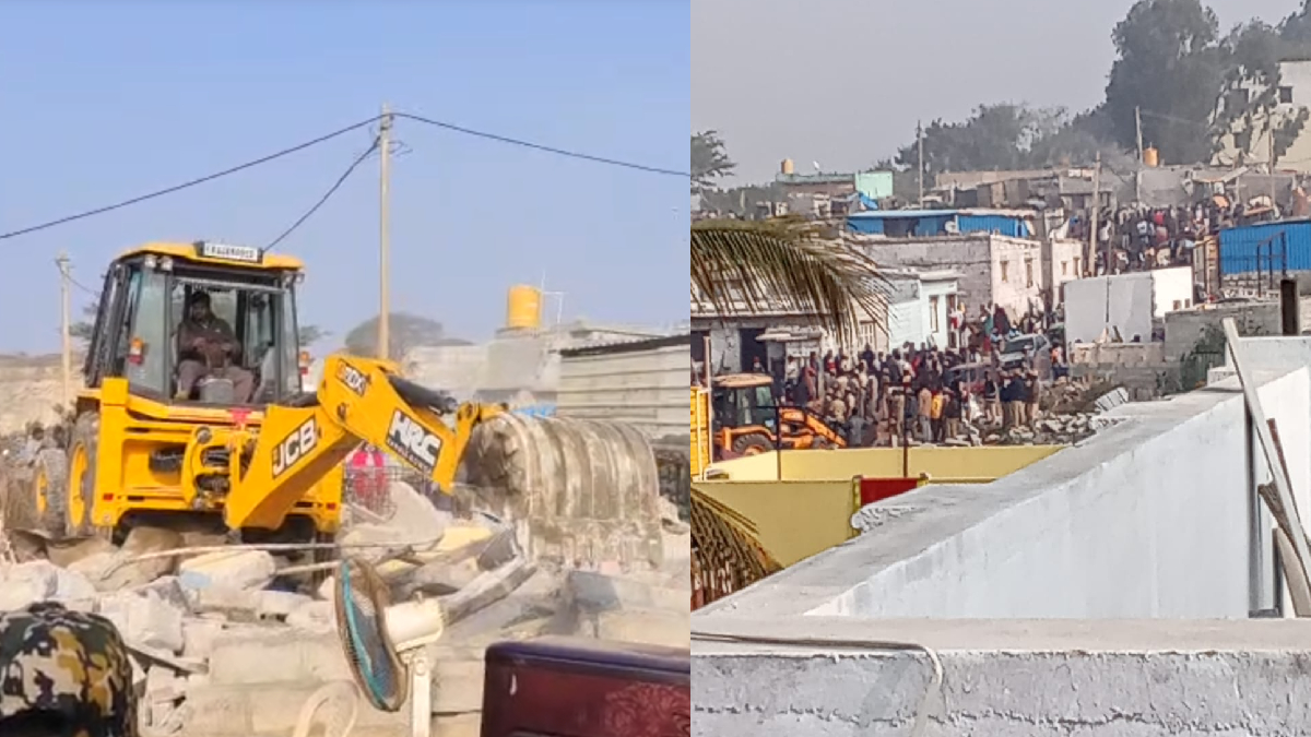 ಬೆಂಗಳೂರಿನಲ್ಲಿ ಬೆಳ್ಳಂಬೆಳಗ್ಗೆ ಜೆಸಿಬಿ ಘರ್ಜನೆ - 200 ಮನೆಗಳ ಡೆಮಾಲಿಷನ್
