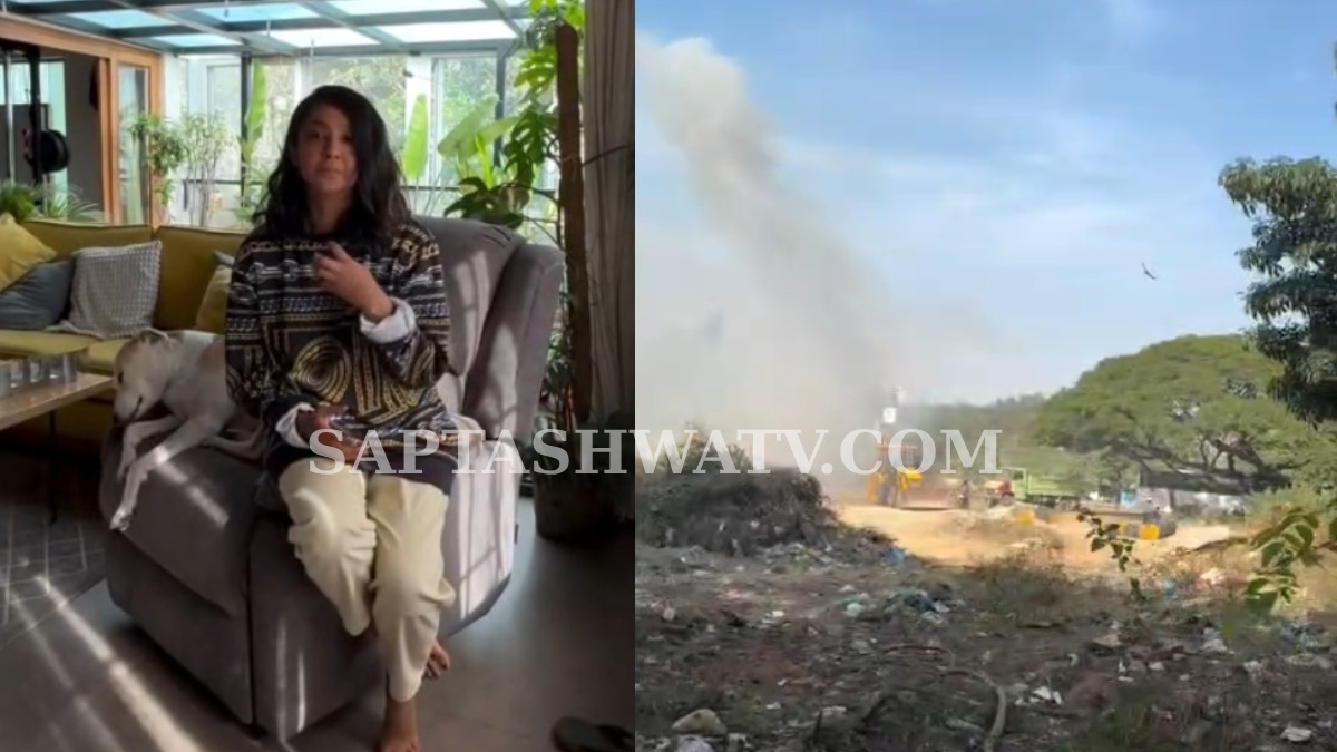 Actress Aindrita Ray Slams GBA for Garbage Burning in RR Nagar