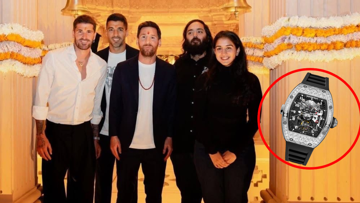 Anant Ambani Gifts Lionel Messi ₹10.9 Crore Rare Richard Mille Watch