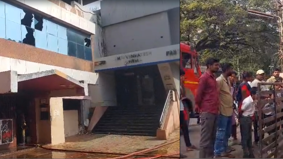 ಶಾಂತಿ ಚಿತ್ರಮಂದಿರದಲ್ಲಿ ಭಾರೀ ಅಗ್ನಿ ಅವಘಡ – ಸಂಪೂರ್ಣ ಭಸ್ಮವಾದ ಥಿಯೇಟರ್