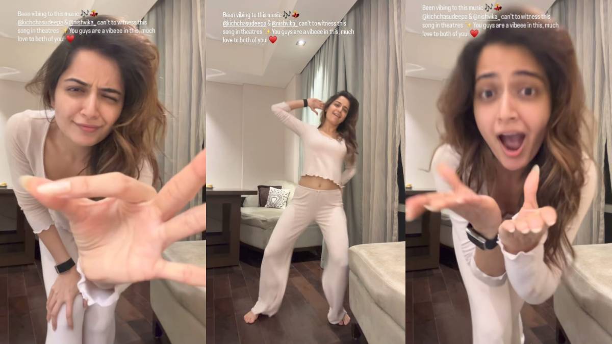 Ashika Rangnath Vibing to “Mast Malaika” Ahead of MARK Release | Photo Credit: Instagram ID - @ashika_rangnath