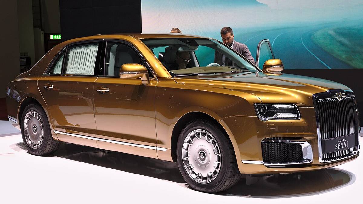 Aurus Senat: Putin’s Armoured Limousine Turns Heads in India Visit