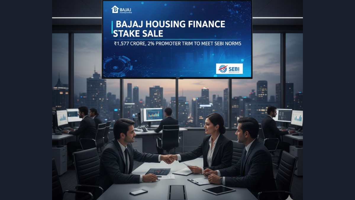 Bajaj Housing Finance Stake Sale: ₹1,577 Crore, 2% Promoter Trim to Meet SEBI Norms
