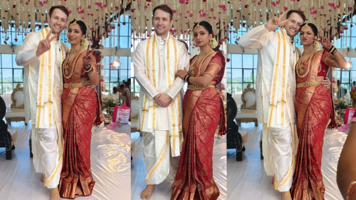 Love Beyond Borders: Belur Bride Weds England Groom in Timeless Hindu Rituals