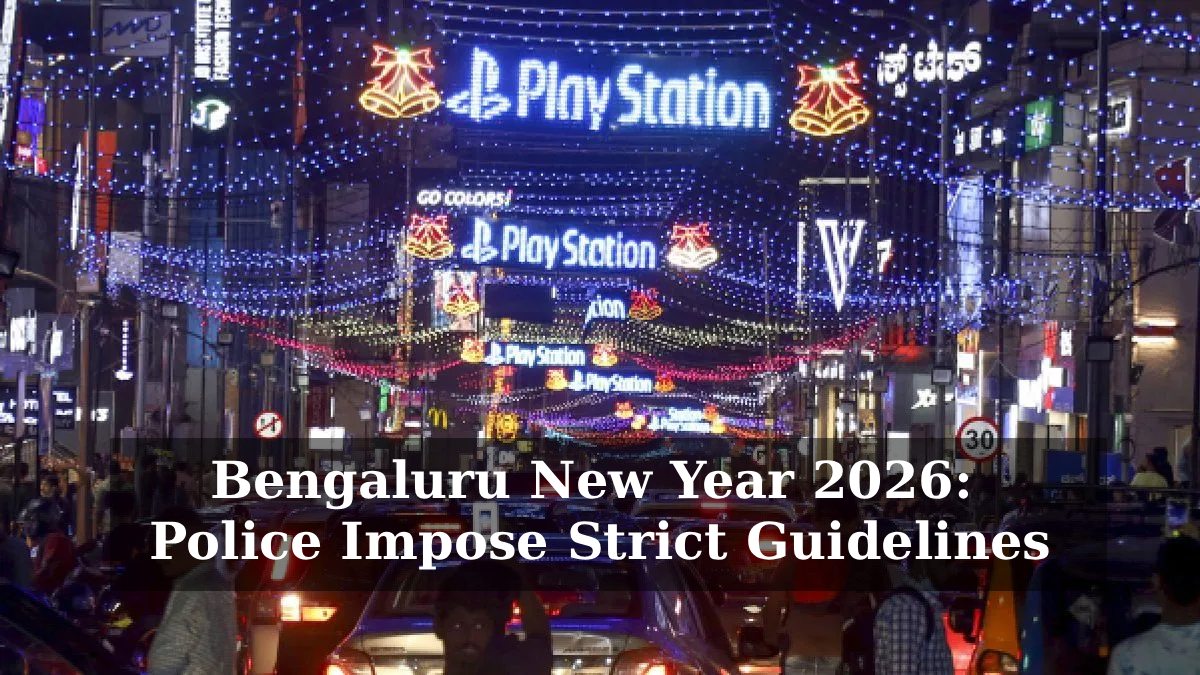 Bengaluru New Year 2026: Police Impose Strict Guidelines