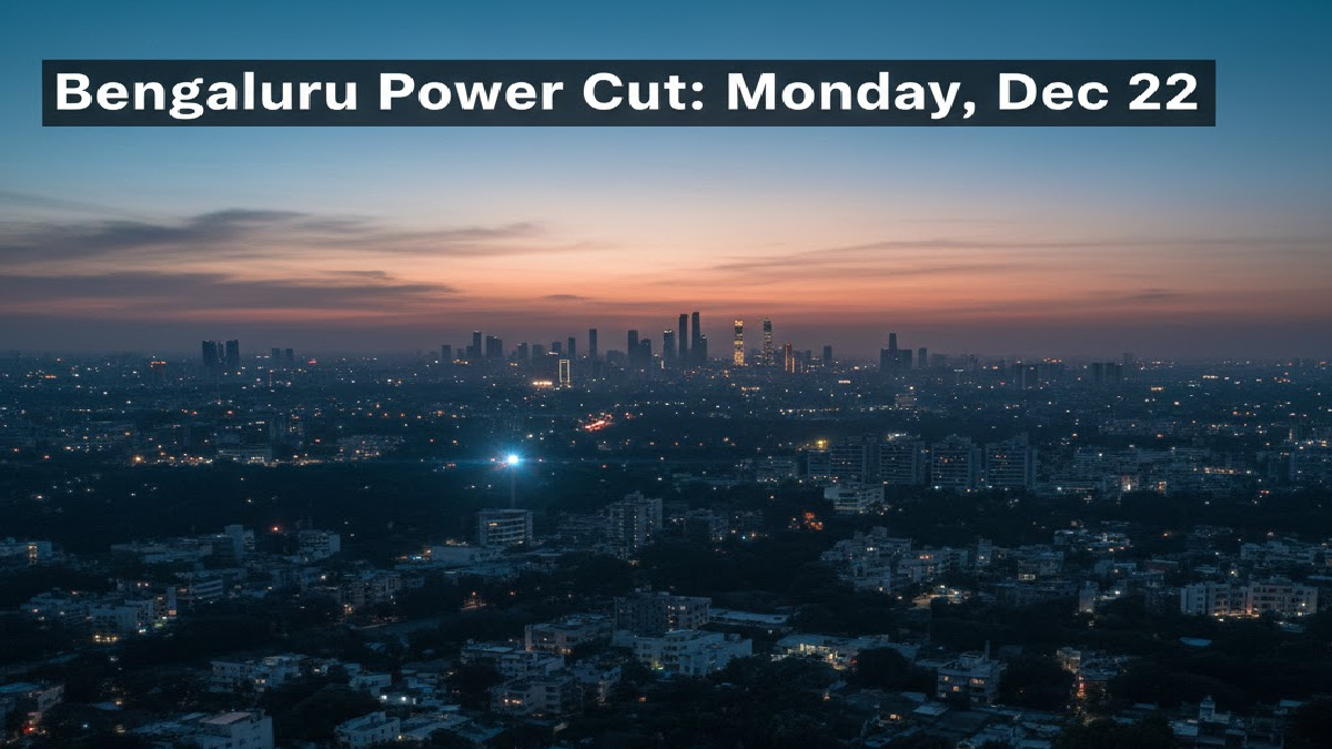 Bengaluru Power Cut On December 22: BESCOM Announces Power Outages In These Areas; Full List of Affected Areas and Timings