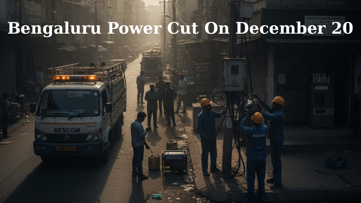 Bengaluru Power Cut On December 20: BESCOM Announces Over 100 Areas to Face Power Outages;  Full List of Affected Areas