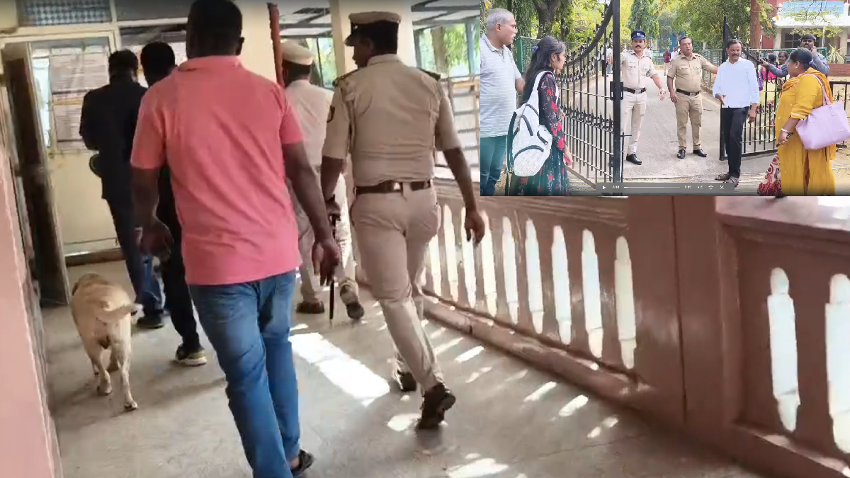 ತುಮಕೂರು ಬ್ರೇಕಿಂಗ್: ಜಿಲ್ಲಾಧಿಕಾರಿ ಕಚೇರಿಗೆ ಬಾಂಬ್ ಬೆದರಿಕೆ, ಪೊಲೀಸರು ಪರಿಶೀಲನೆ