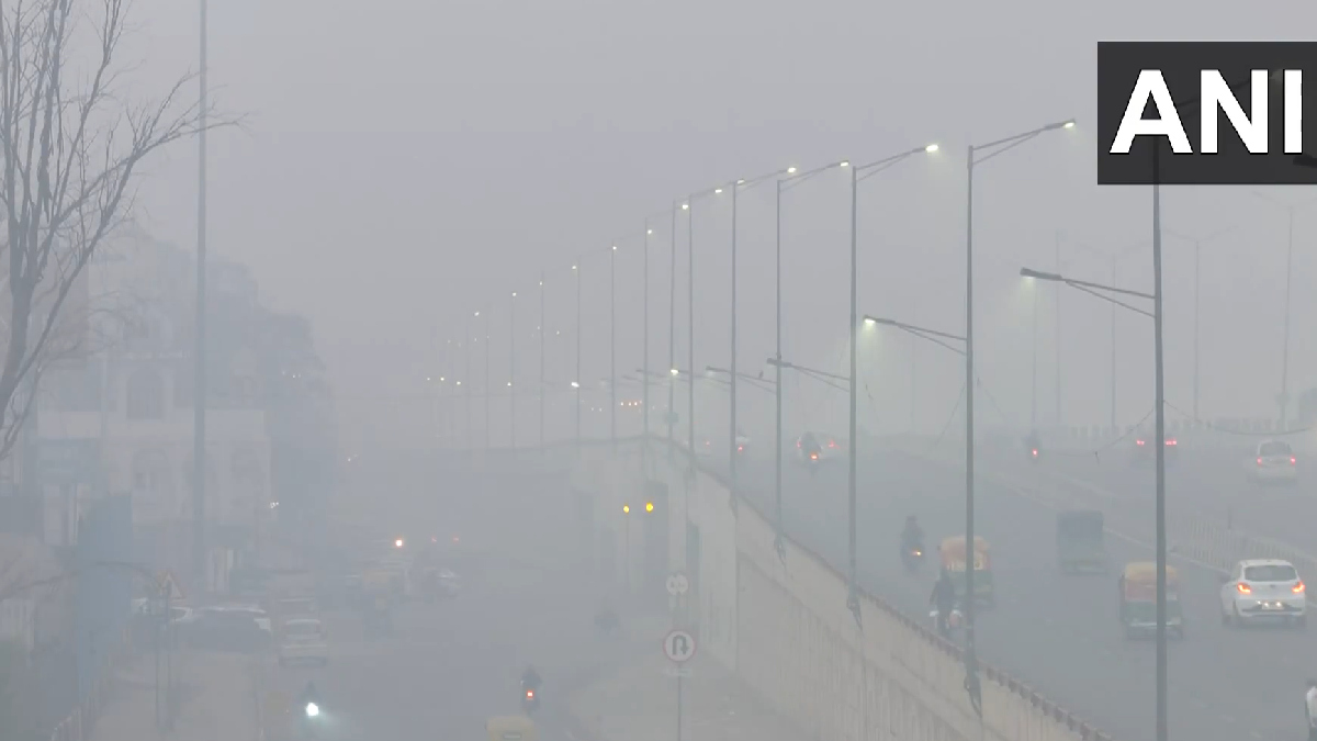 Delhi AQI | Photo Credit: ANI