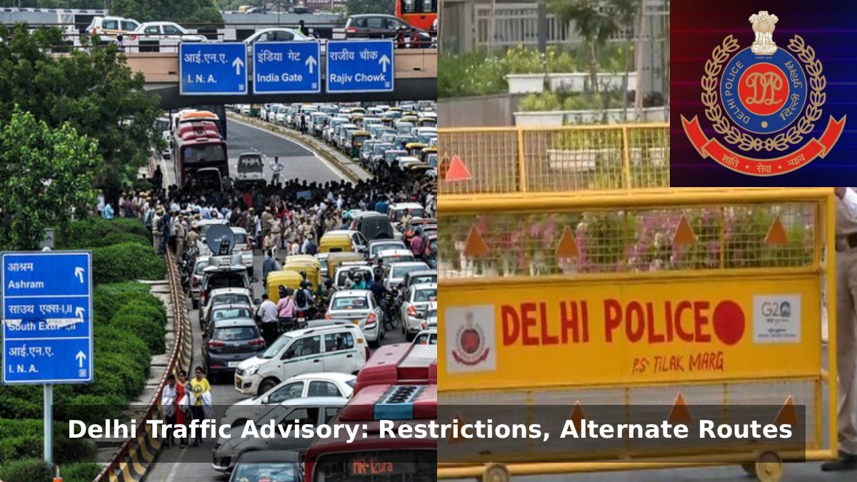 Delhi Traffic Advisory: Restrictions, Alternate Routes
