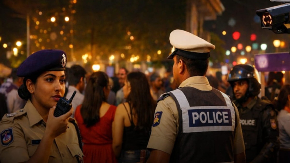 ಹೊಸ ವರ್ಷಕ್ಕೆ ಬೆಂಗಳೂರು ಸಜ್ಜು: ಬೃಹತ್ ಸಂಖ್ಯೆಯಲ್ಲಿ ಪೊಲೀಸ್ ಸಿಬ್ಬಂದಿ ಕಾವಲು!!