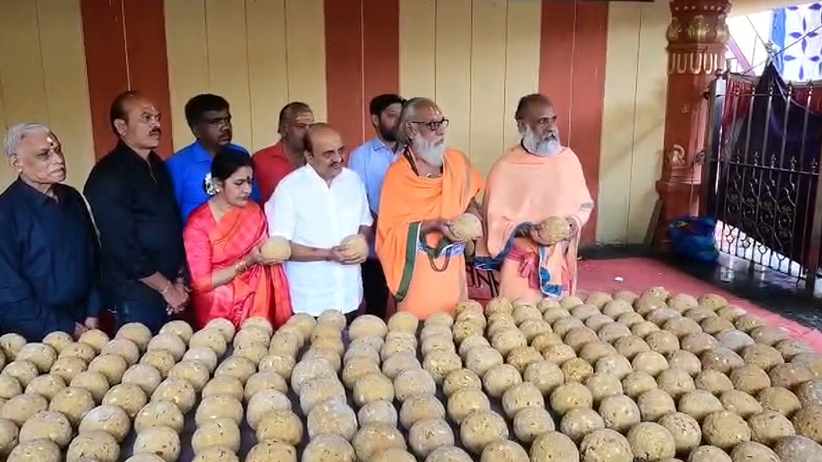 ತಿರುಪತಿ ಮಾದರಿಯ ಲಡ್ಡು – ಮೈಸೂರಿನಲ್ಲಿ ಹೊಸ ವರ್ಷದ ವಿಶೇಷ ಪ್ರಸಾದ!!