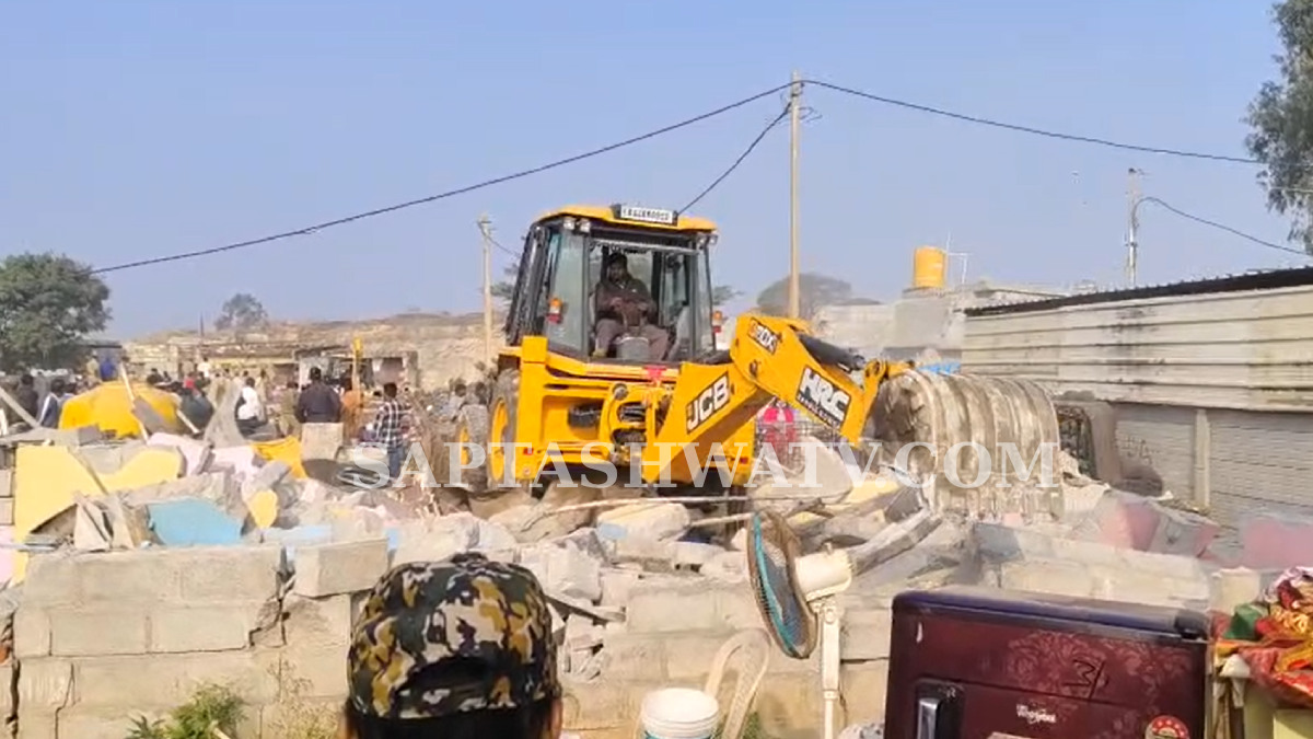 Major Demolition Drive in Bengaluru: 200 Houses Razed in Srinivasapura’s Kogilu Layout