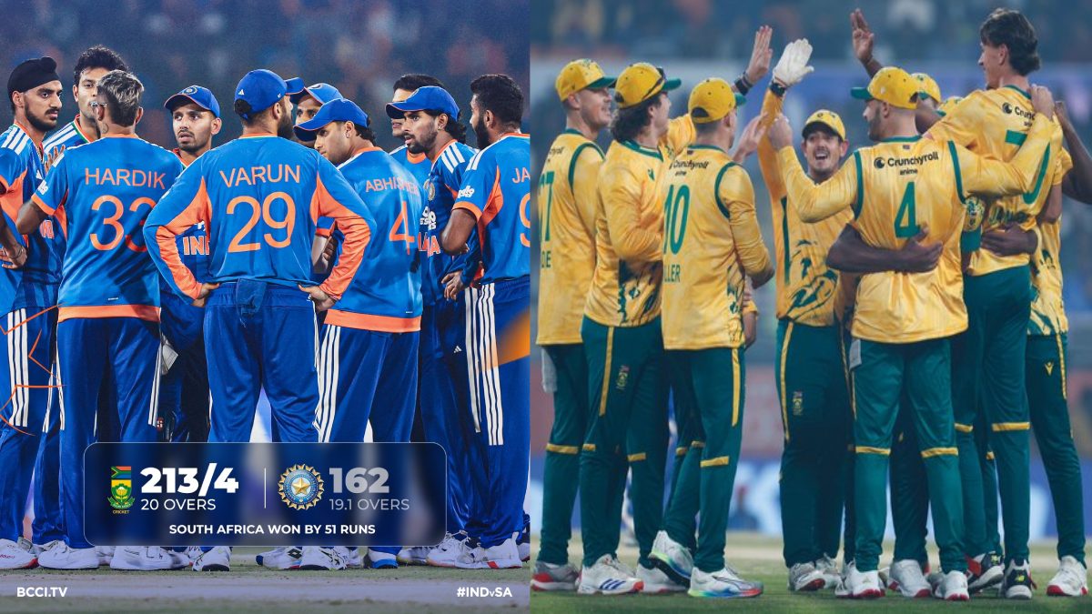 IND vs SA 2nd T20I: Quinton de Kock 90, Baartman 4-Wkt Haul Sink India by 51 Runs; Series Level 1-1