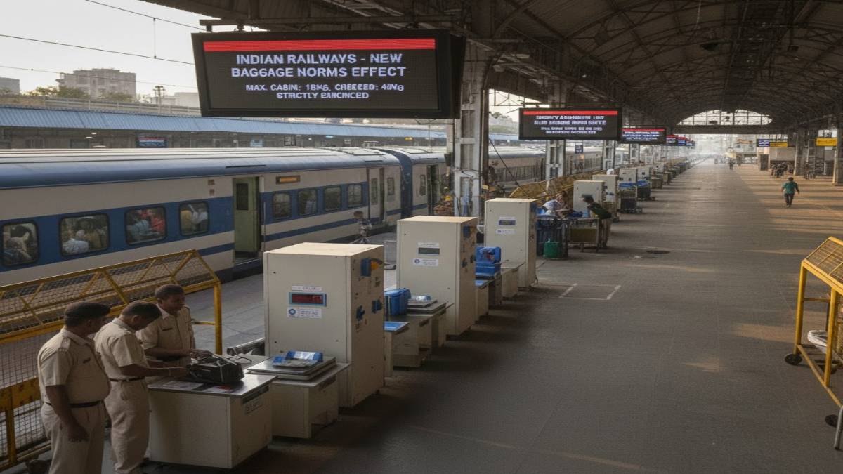 Indian Railways Introduces Stricter “Airport-Style” Luggage Rules for Passengers