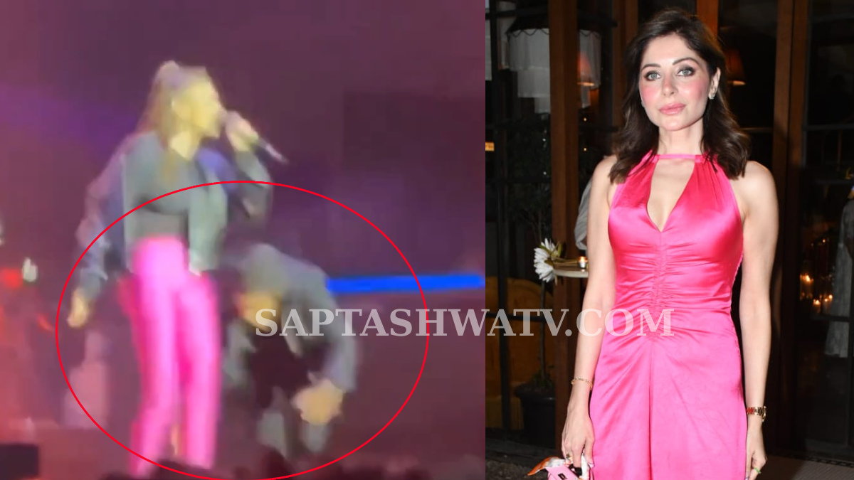 Security Outrage: Fan Grabs Kanika Kapoor On Stage at Meghalaya Festival; Calls for Artist Safety Grow