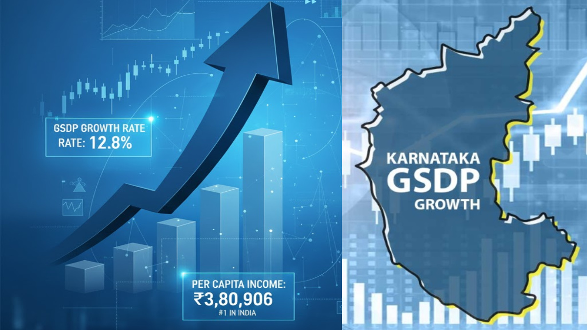 Karnataka Secures Fourth Position in GSDP, Tops Nation in Per Capita Income