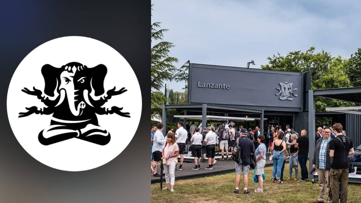 Lord Ganesh Ji In British Lanzante SuperCar | Featuring Ganesh Ji As Its Logo | Photo Credit: Instagram ID - @lanzantelimited