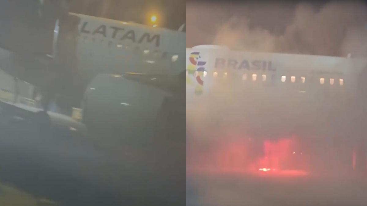 LATAM Airbus A320 Catches Fire on Runway in Brazil; 180 Passengers Safely Evacuated