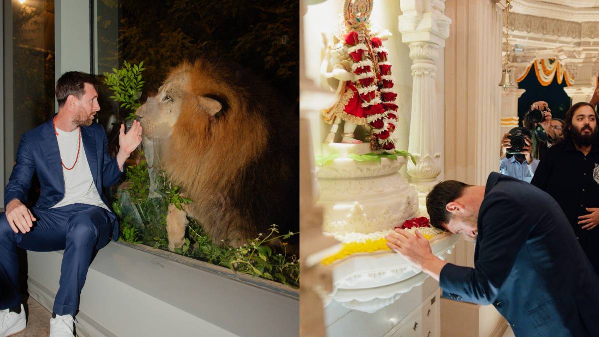 Lionel Messi Visits Anant Ambani’s Vantara; Touches Lord Hanuman’s Feet in Heartwarming Cultural Moment