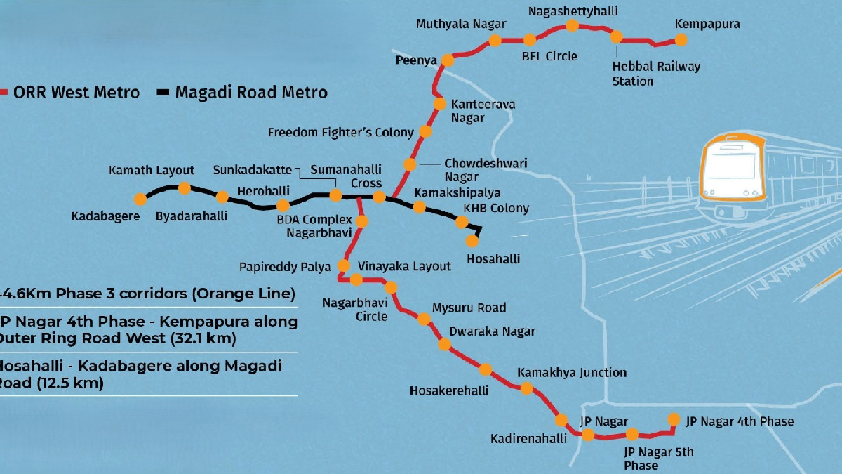 ಬೆಂಗಳೂರು ಮೆಟ್ರೋಗೆ ಹೊಸ ಆರೆಂಜ್ ಲೇನ್: 9 ನಿಲ್ದಾಣಗಳ ಡಬಲ್ ಡೆಕ್ಕರ್ ಯೋಜನೆ