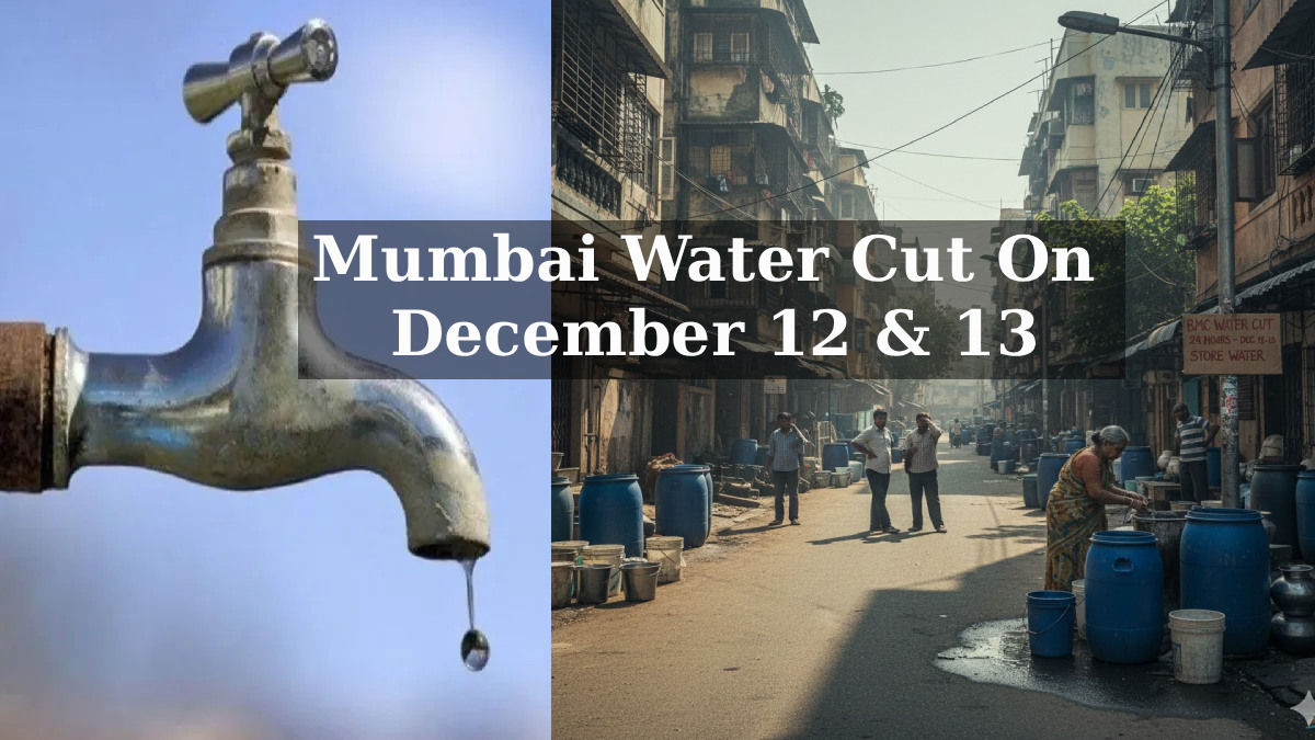 Mumbai Water Cut: BMC announces 24-hour water cut on December 12 and 13, check list of affected areas