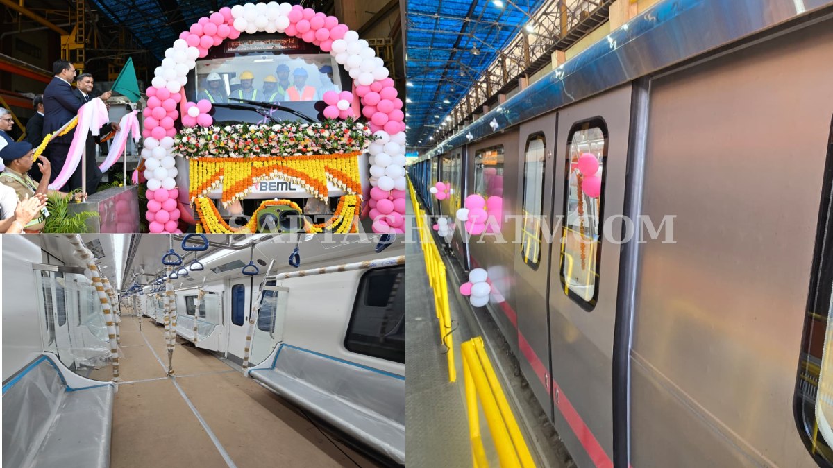 Bengaluru Pink Line: First Driverless Metro Train Unveiled | Namma Metro