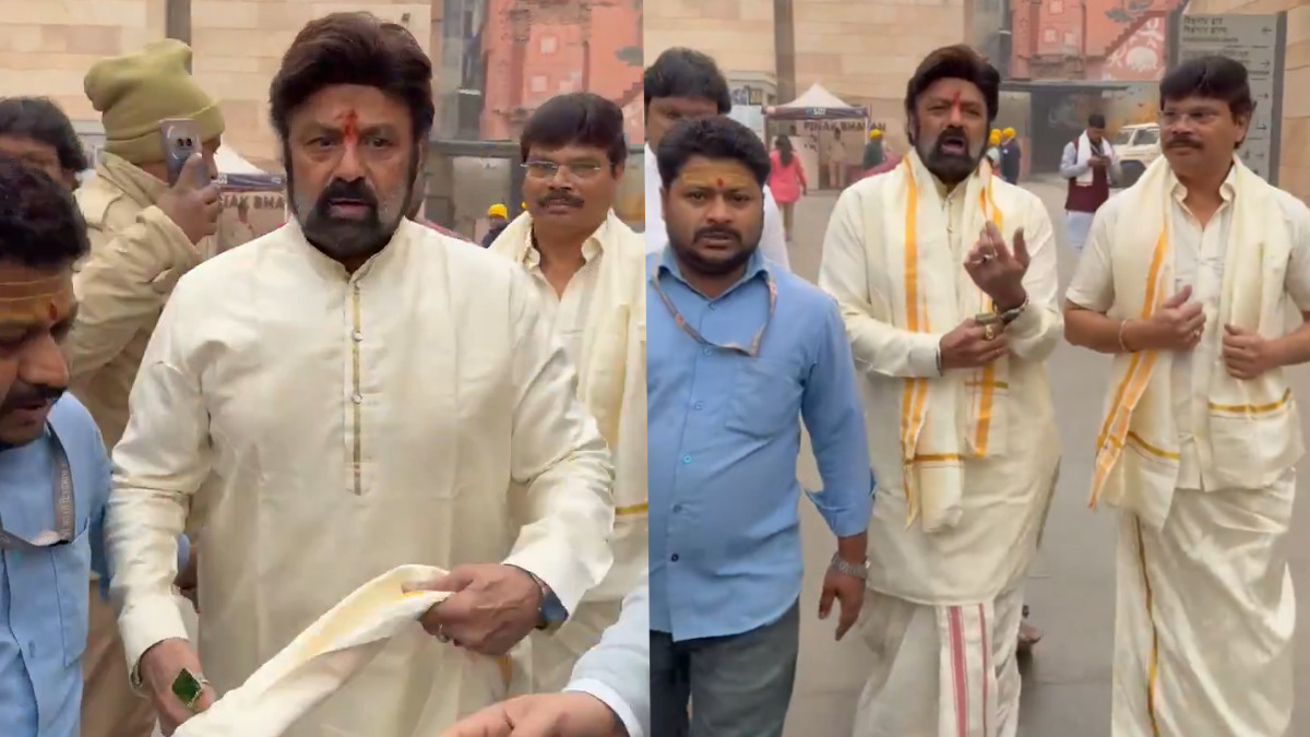 Nandamuri Balakrishna & Boyapati Sreenu Visit Varanasi Kashi Vishwanath for Akhanda 2 Success