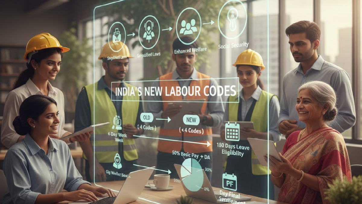 Pay, Leave, and Security Overhauled as India Implements Labour Code Reforms
