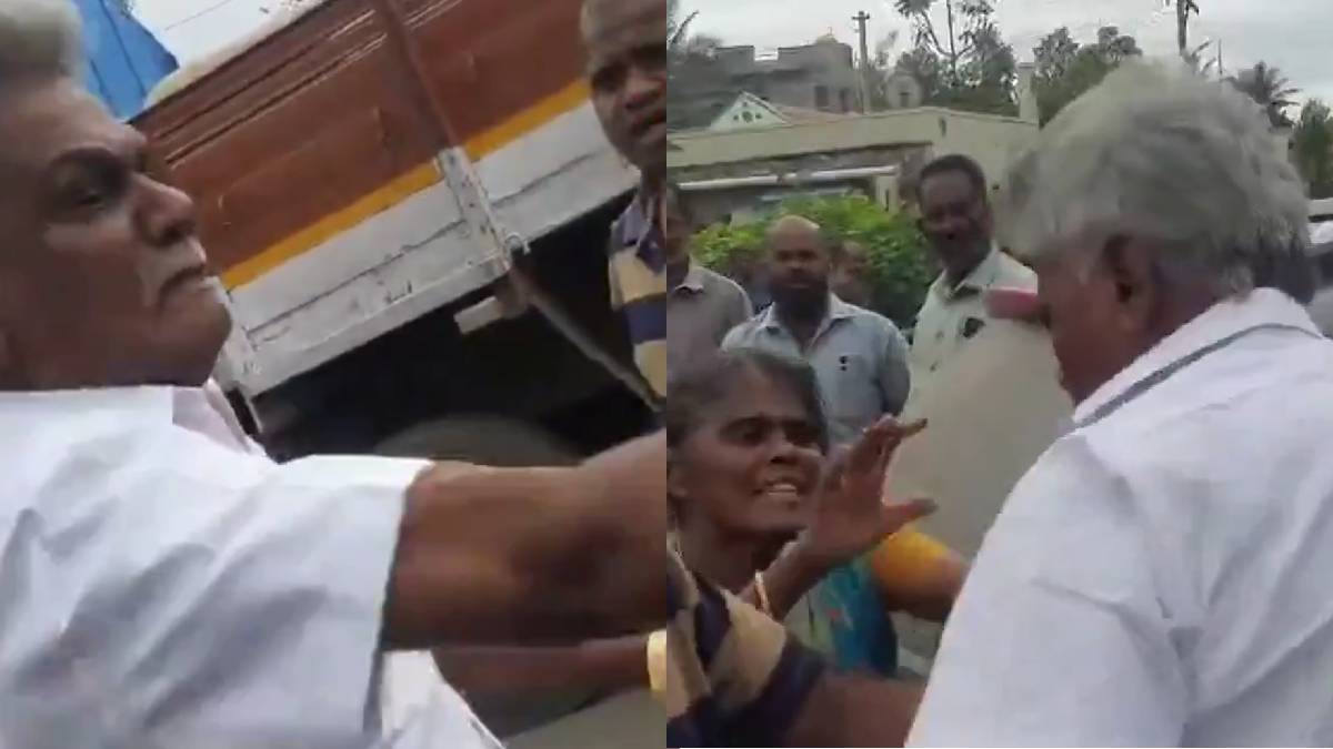 ರಸ್ತೆ ಕಾಮಗಾರಿ ವಿಚಾರಕ್ಕೆ ವೃದ್ಧೆ ಮೇಲೆ ಕೈ ಮಾಡಿದ ಮಾಜಿ ಶಾಸಕ !! ಸಾರ್ವಜನಿಕರಿಂದ ಹೆಚ್ಚಿದ ಆಕ್ರೋಶ