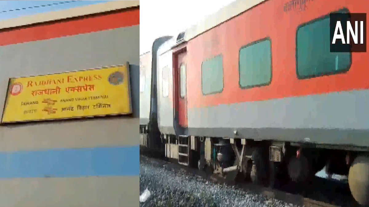 Rajdhani Express Kills 7 Elephants, Derails 5 Coaches in Assam | Photo Credit: ANI