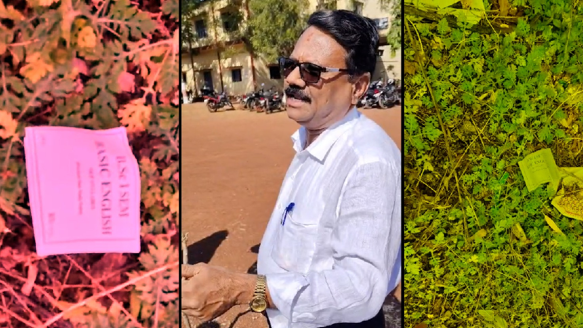 ಪರೀಕ್ಷಾ ಕೊಠಡಿಗಳಲ್ಲಿ ಕಾಫಿ ಚೀಟಿ ಮಳೆ – ಆಡಳಿತ ಮಂಡಳಿಯ ನಿರ್ಲಕ್ಷ್ಯ ಬಯಲು