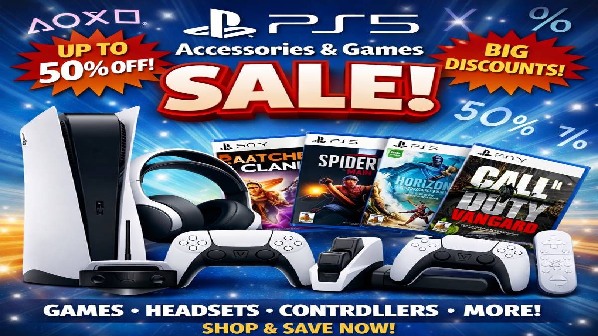 Sony India Holiday Sale 2025: Big Discounts on PS5 Accessories and Games