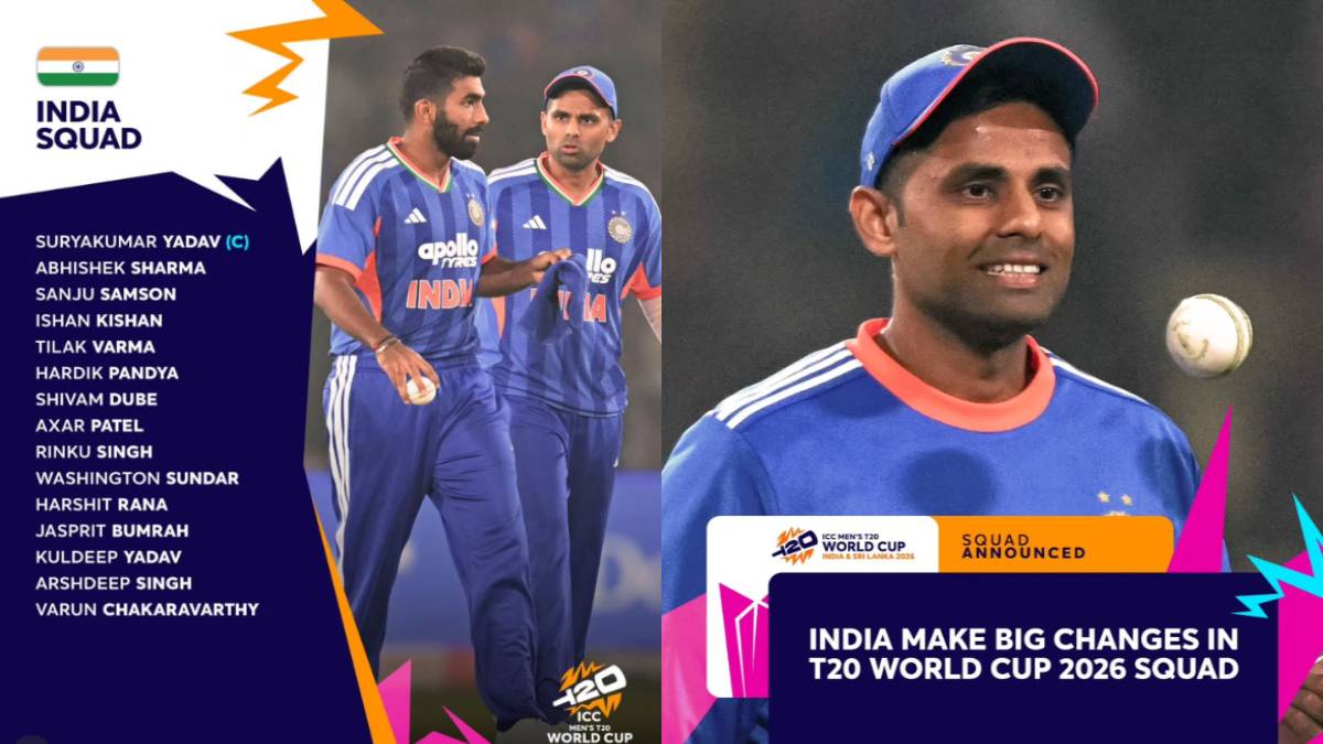 India’s T20 World Cup 2026 Squad: Bold Choices, Big Surprises
