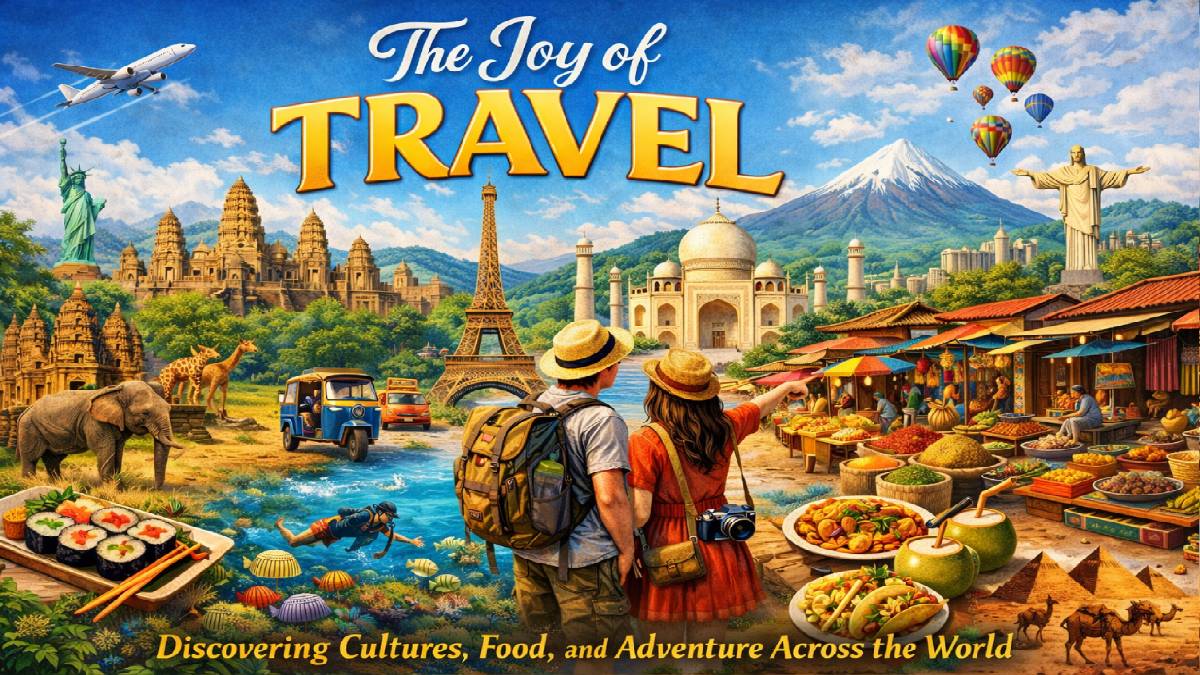 The Joy of Travel: Discovering Cultures, Food, and Adventure Across the World