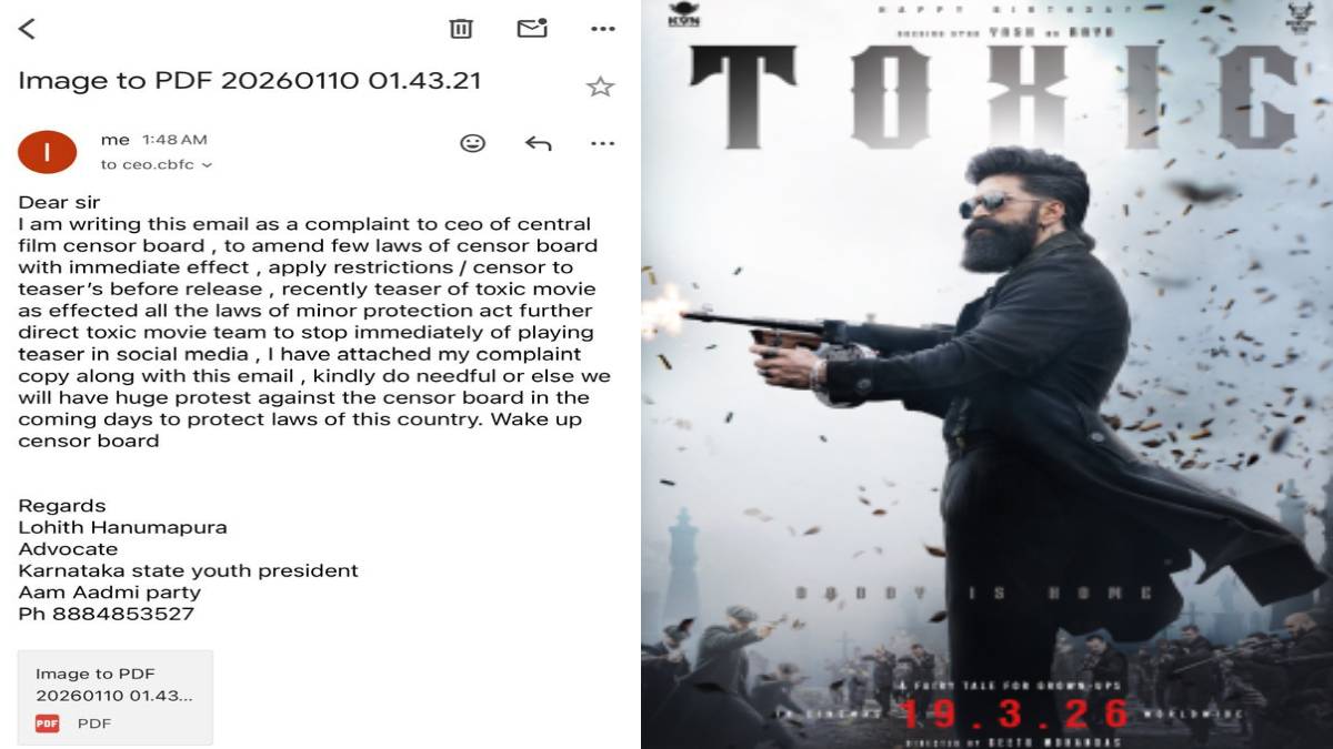 “Toxic” Teaser Complaint: Mandated Censor Certification request